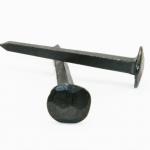 Chiodi forgiati a testa martellata e ornati in nero (100 chiodi) L : 100 mm - Ø 13-14 mm